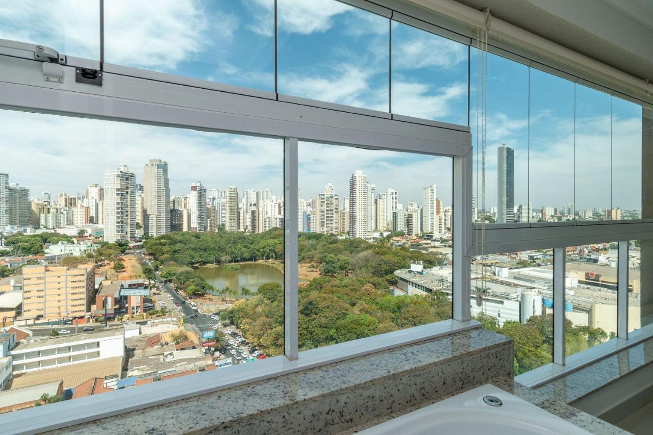 Apartamento De 1 Quarto Com Vista Para O Parque Vaca Brava E Com Jacuzzi No Setor Bueno - El1802 Goiânia Exterior photo